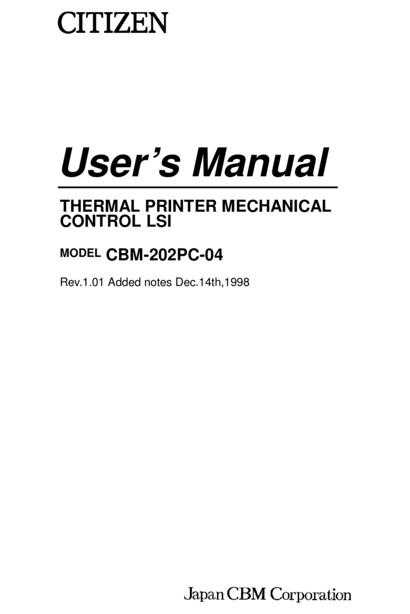 Citizen CBM-202PC-04 user manual