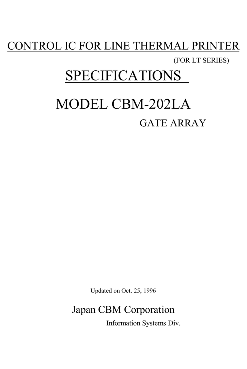 Citizen CBM-202LA s Specifications