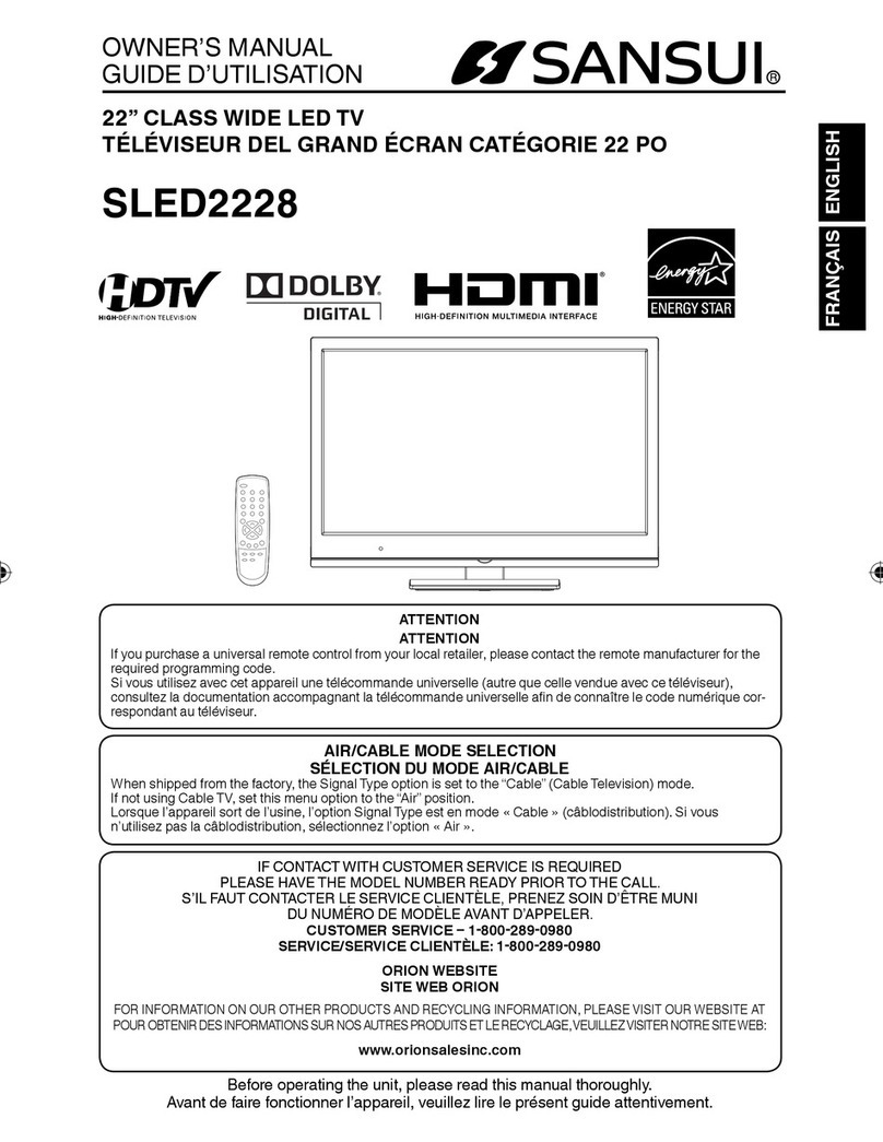 Sansui SLED2228 User manual