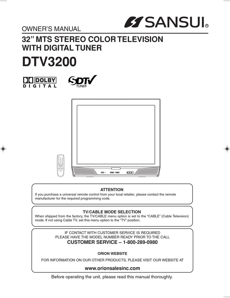 Sansui DTV3200 User manual Sansui DTV3200 User manual