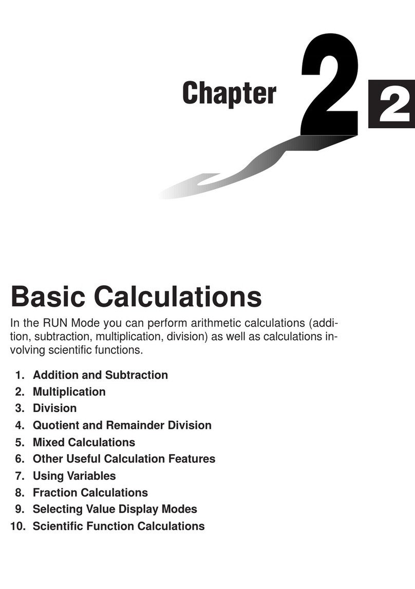 Casio fx-7400G User manual