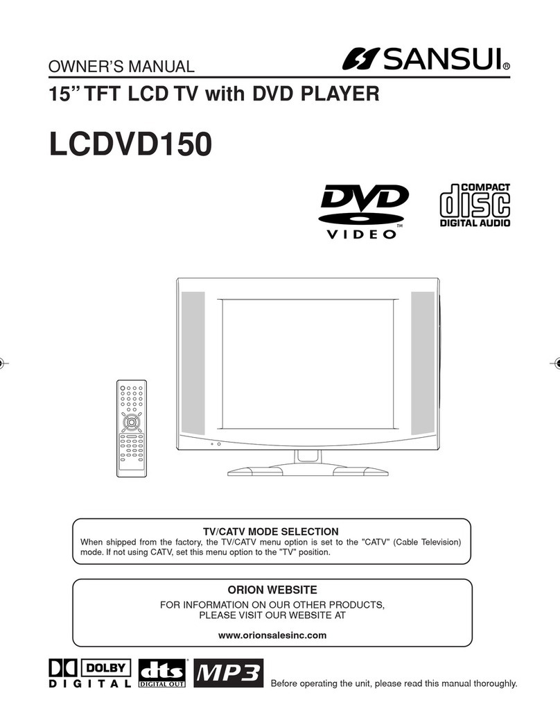 Sansui LCDVD150 User manual