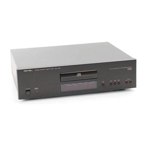 Rotel RCD 990 owner's manual