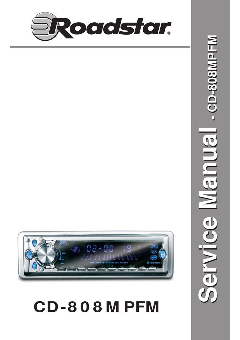 Roadstar CD-808MP/FM Service manual