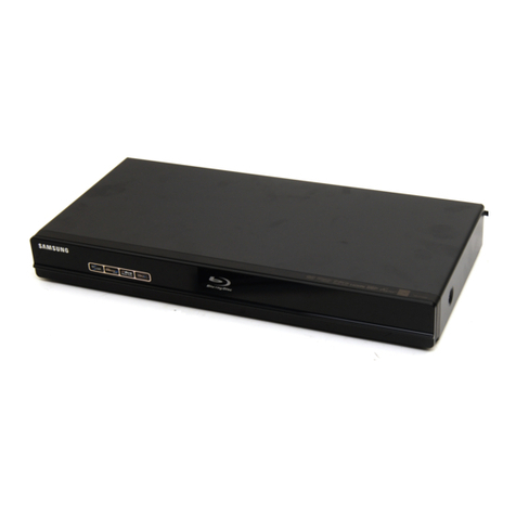 Samsung BDP1600 - Blu-Ray Disc Player user manual