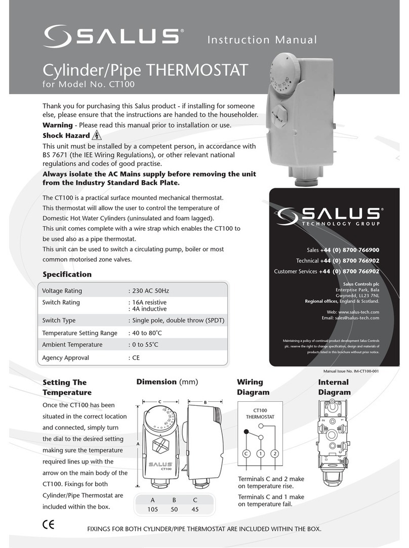 Salus CT100 instruction manual