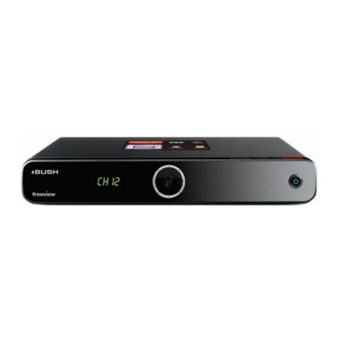 Bush Freeview EPG BVR501FV user manual