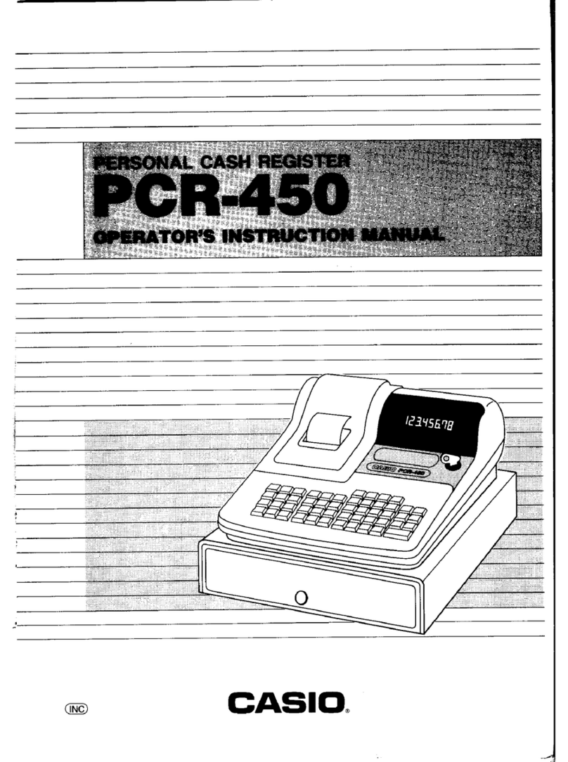 Casio PCR-450 Assembly instructions
