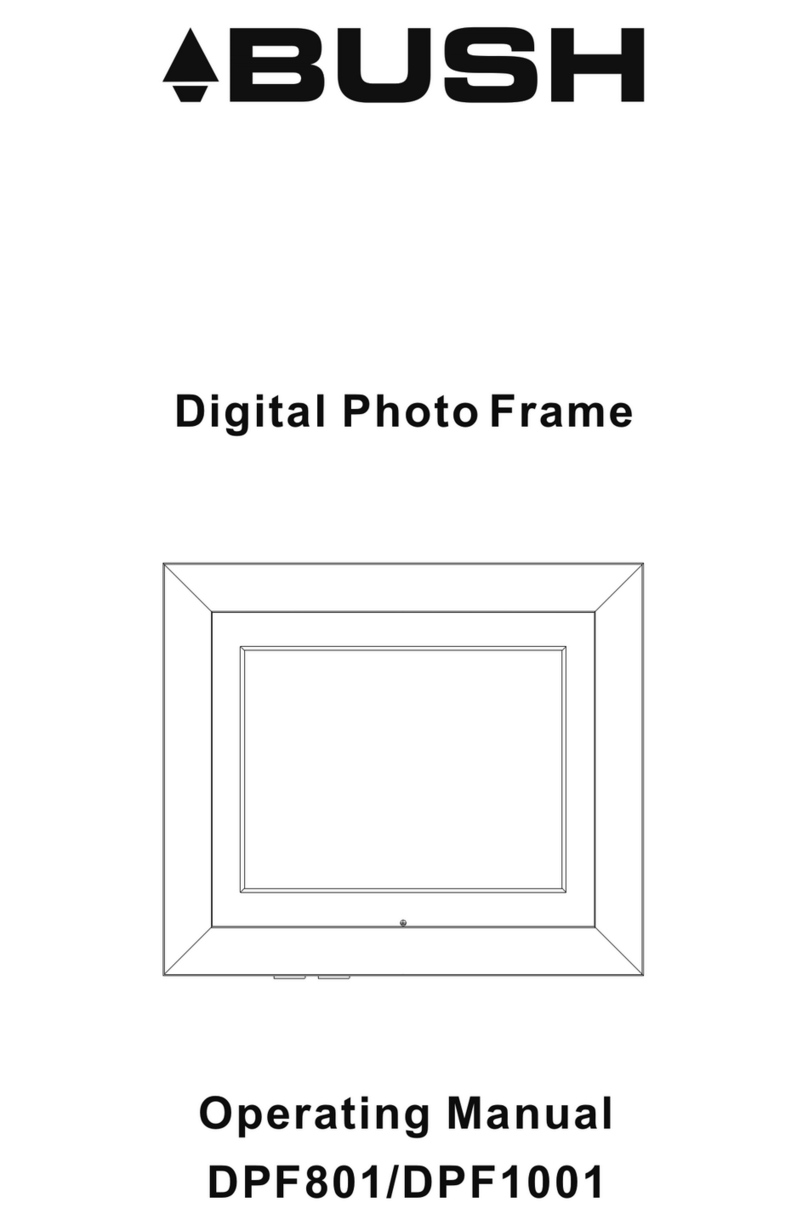 Bush DPF801 User manual