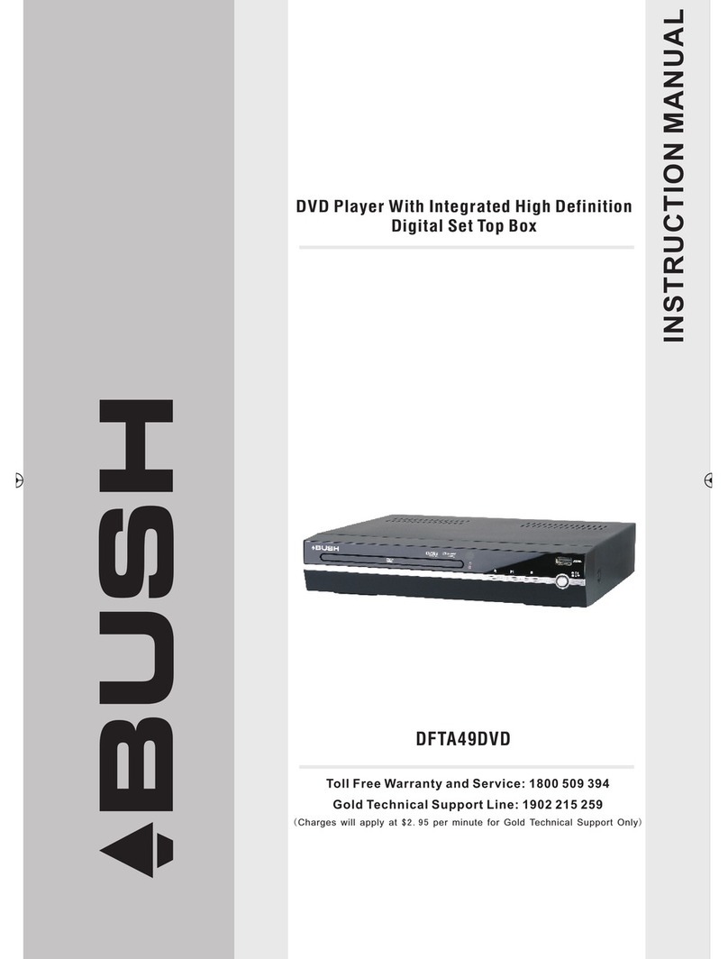 Bush DFTA49DVD instruction manual