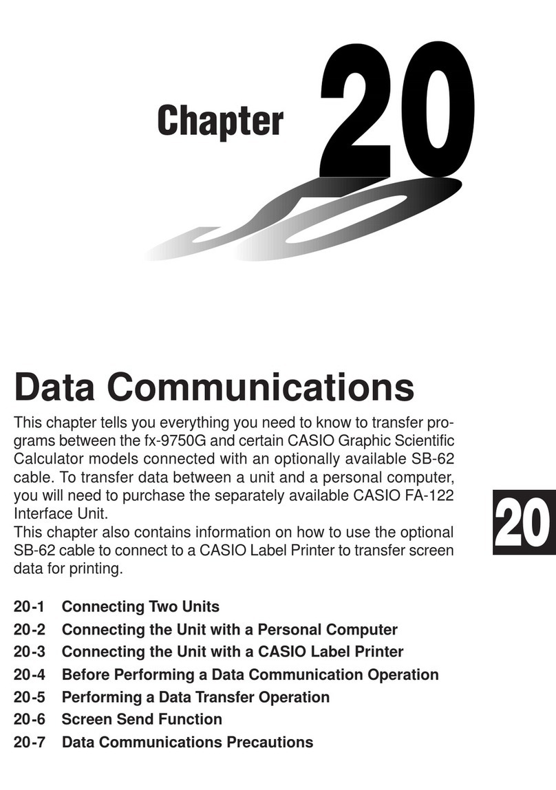 Casio FX-9750G User manual