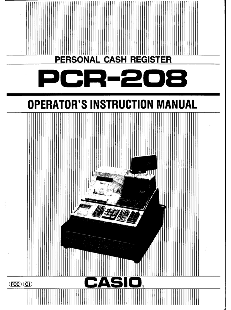Casio PCR-208 Assembly instructions