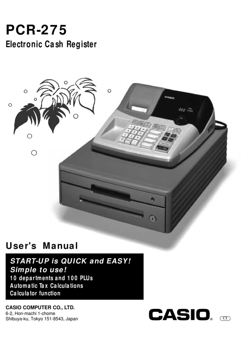 Casio PCR-275 User manual