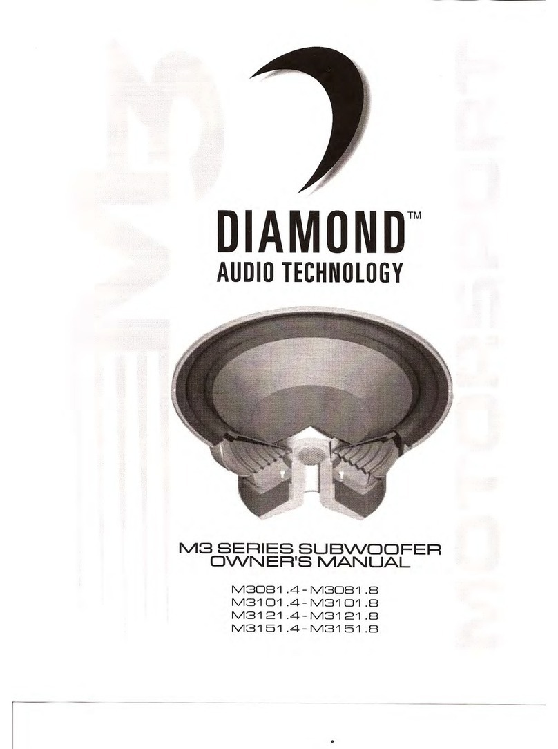 Diamond Audio Technology M3081 Series User manual