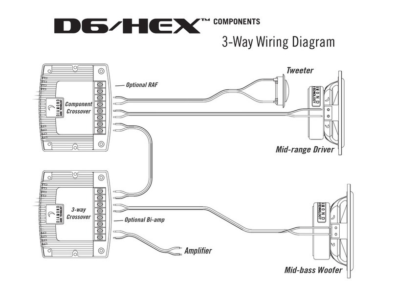 Diamond Audio Technology D6 Series Quick start guide