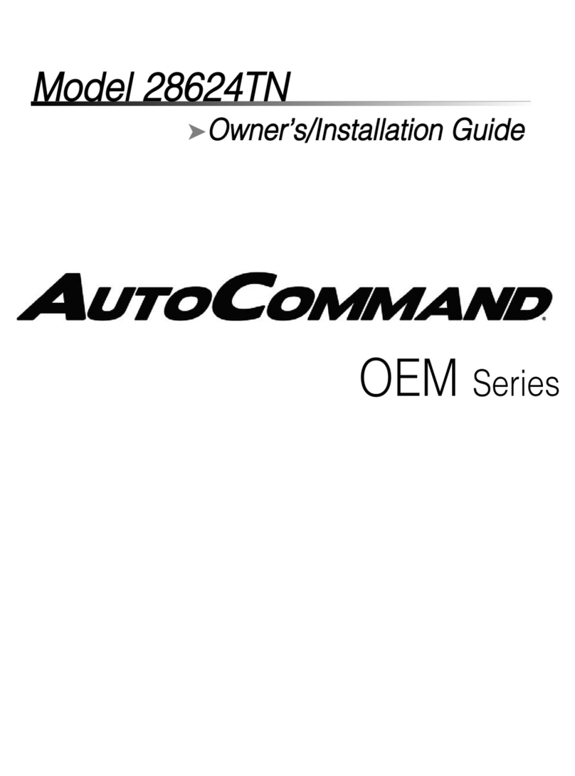 Directed Electronics AutoCommand 28624TN Quick start guide