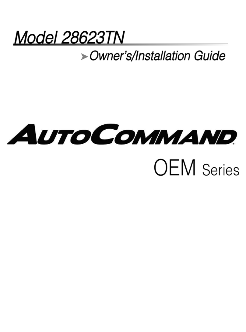 Directed Electronics AutoCommand 28623TN Quick start guide