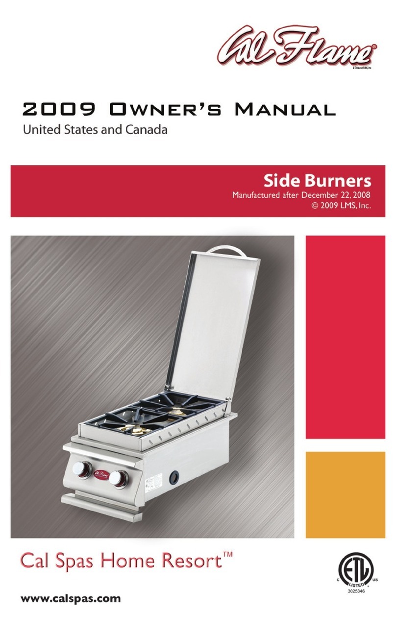 Calflame LTR20091082 owner's manual