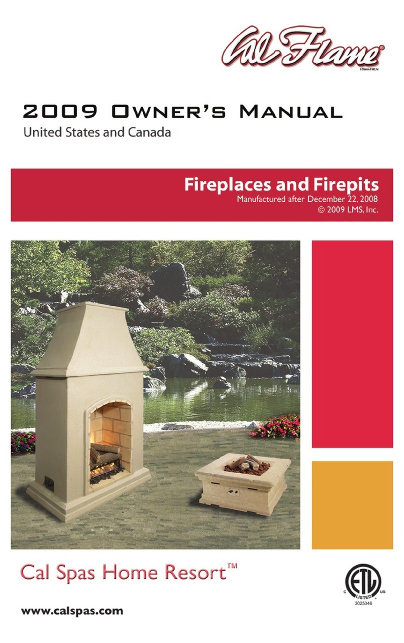 Calflame LTR20091006 owner's manual
