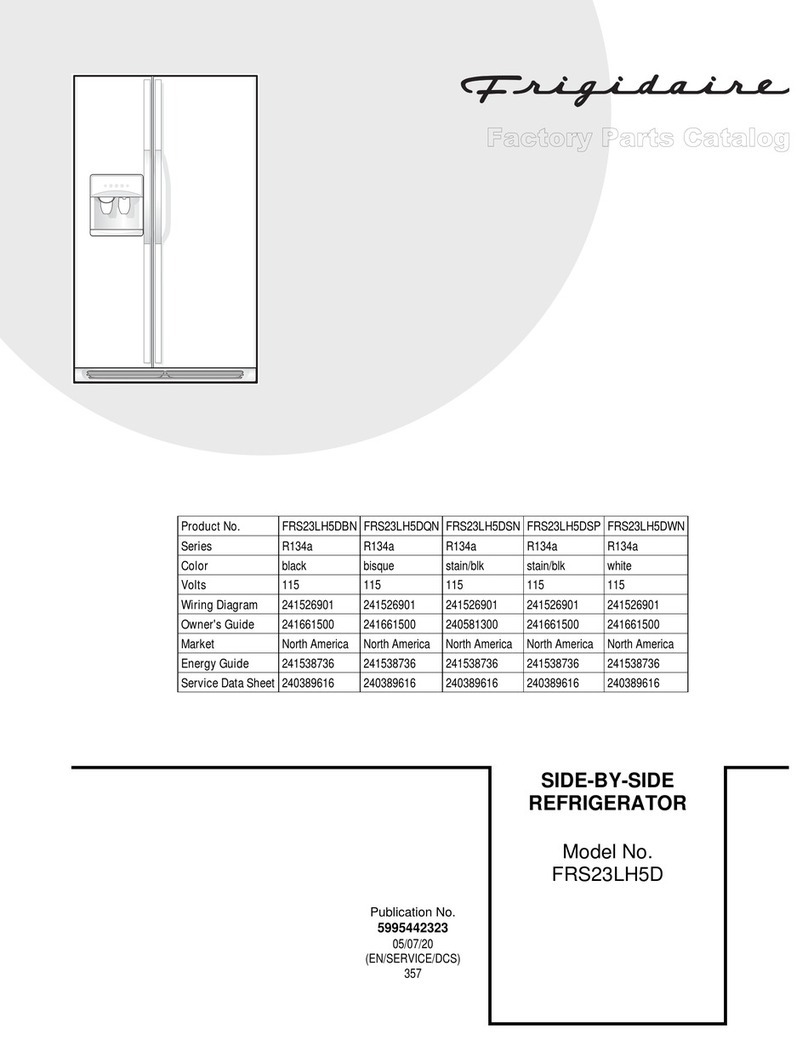 Frigidaire FRS23LH5D User manual Frigidaire FRS23LH5D User manual