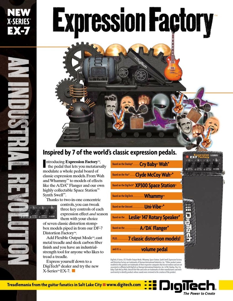 digi-tech Expression Factory EX-7 User manual digi-tech Expression Factory EX-7 User manual