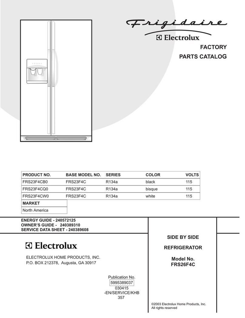 Frigidaire FRS26F4C User manual