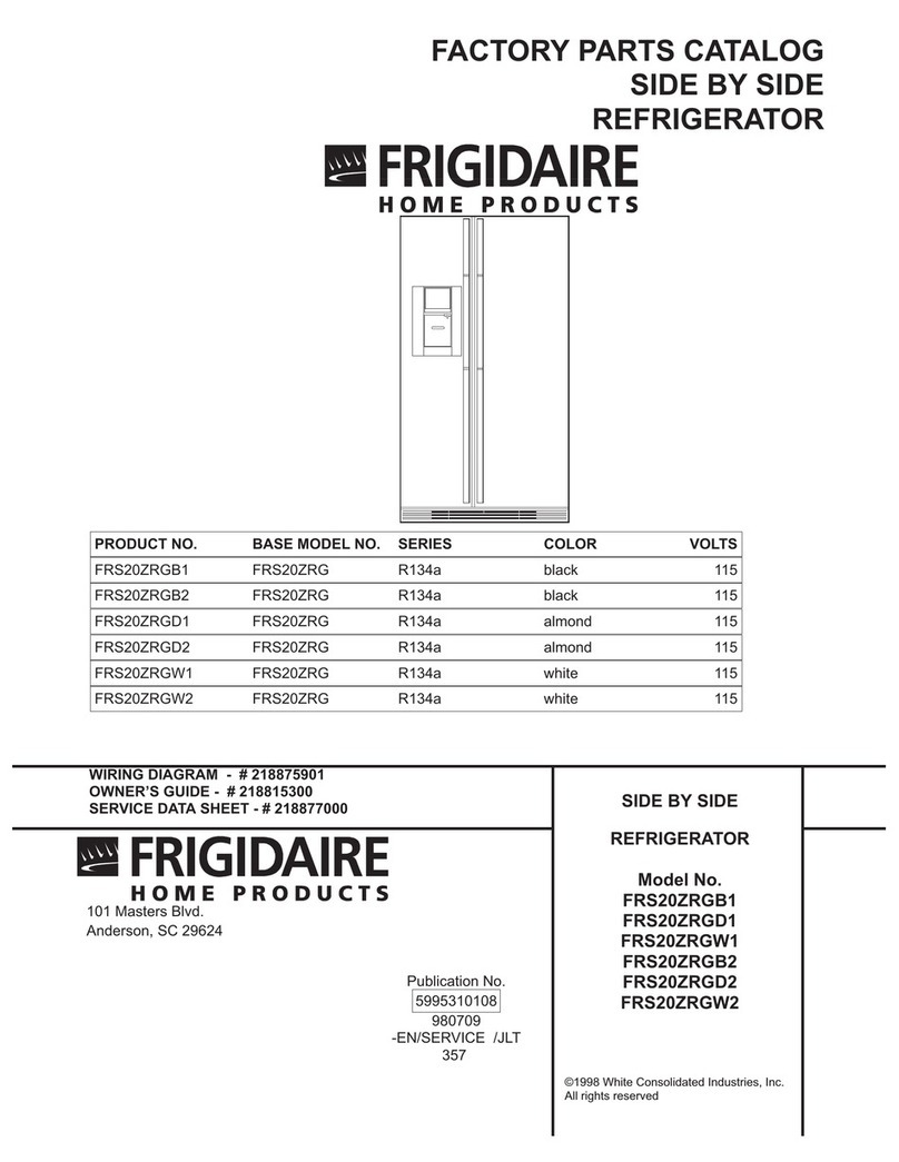Frigidaire FRS20ZRGB1 Instruction Manual