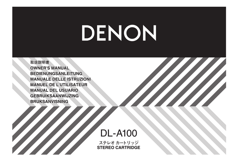 Denon DL-A100 owner's manual