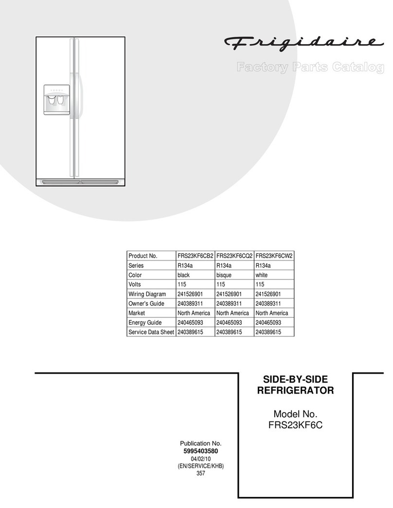 Frigidaire FRS23KF6C User manual Frigidaire FRS23KF6C User manual