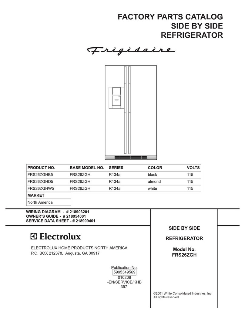 Frigidaire FRS26ZGH User manual