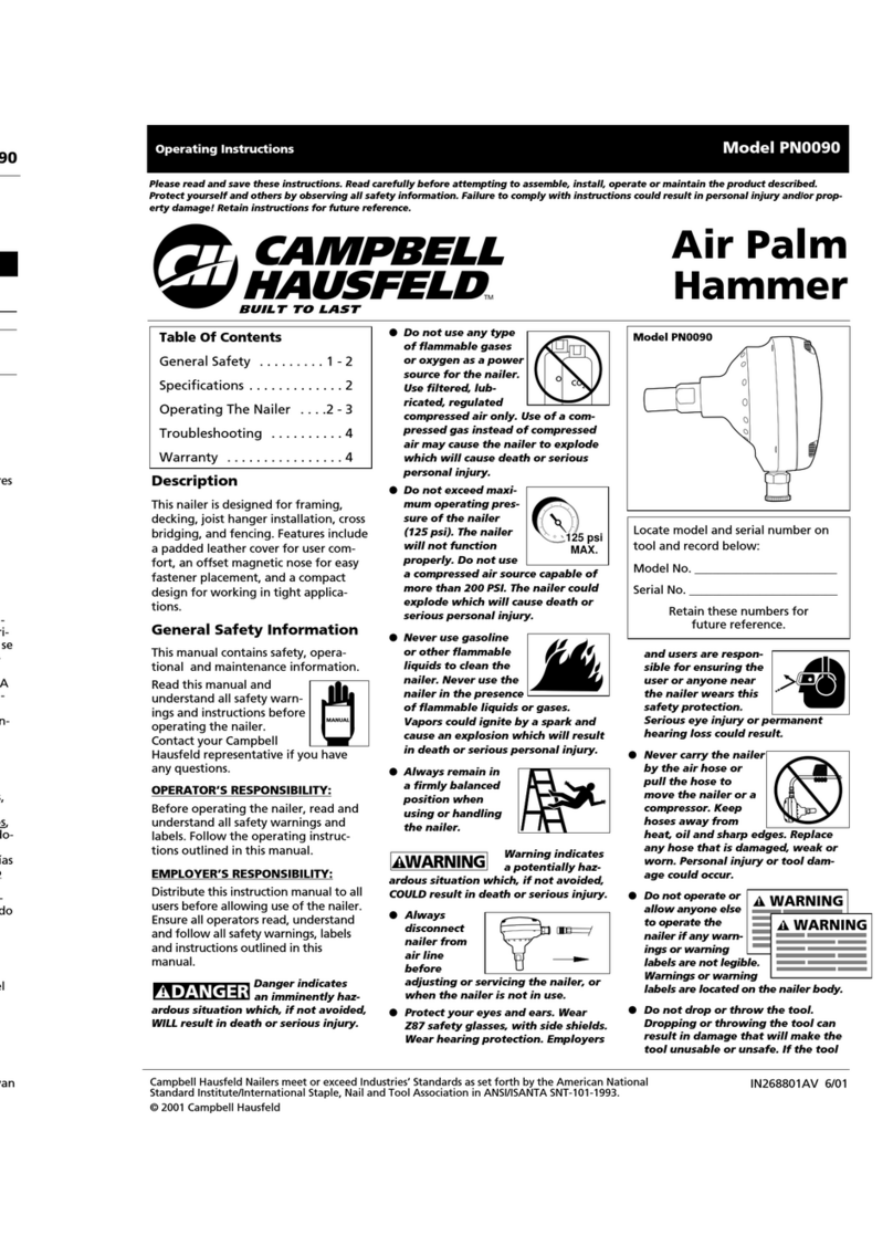 Campbell Hausfeld PN0090 User manual