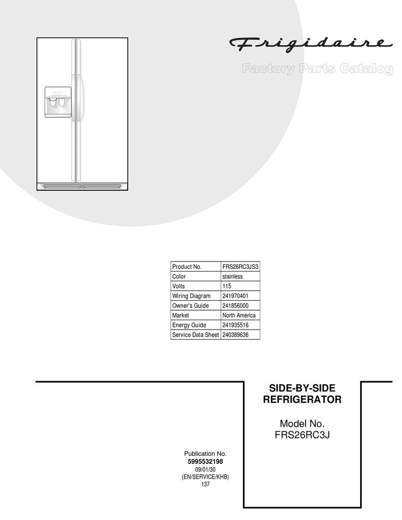 Frigidaire FRS26RC3J parts catalog