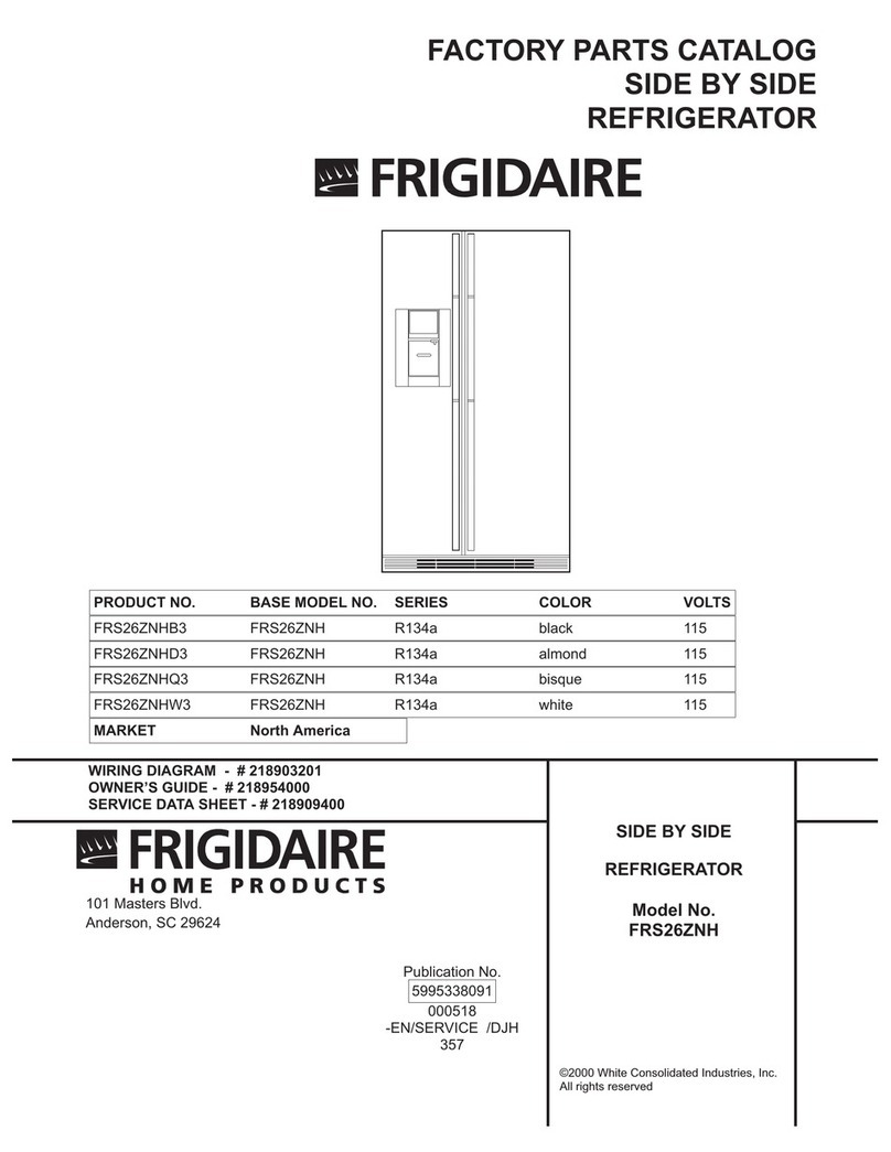 Frigidaire FRS26ZNH User manual