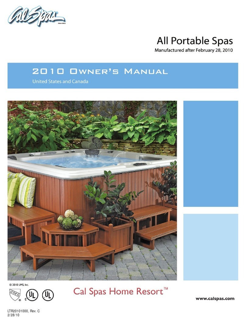 Calspas LTR20101000 User manual Calspas LTR20101000 User manual