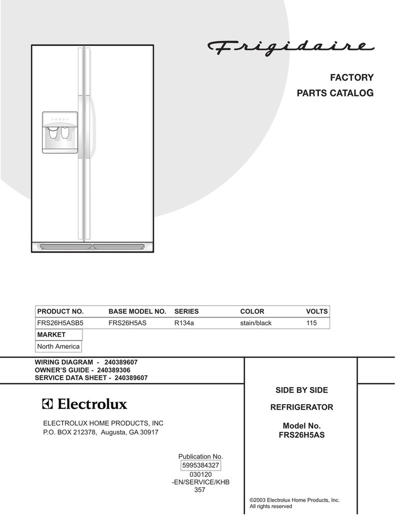 Frigidaire FRS26H5AS User manual Frigidaire FRS26H5AS User manual