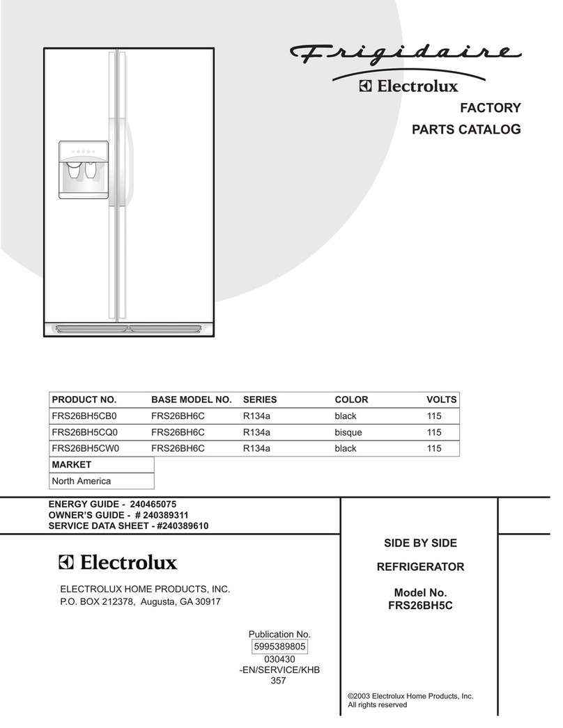 Frigidaire FRS26BH5C User manual