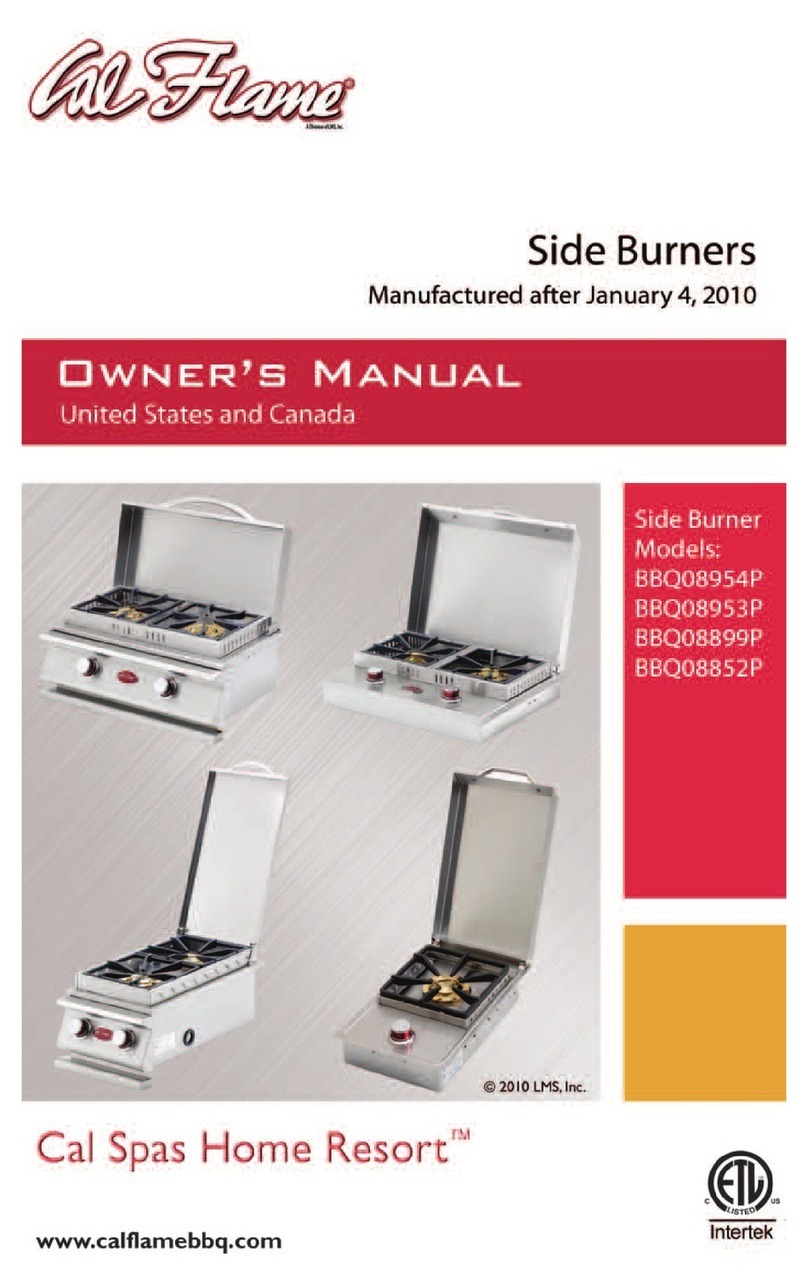 Calflame BBQ08852P owner's manual