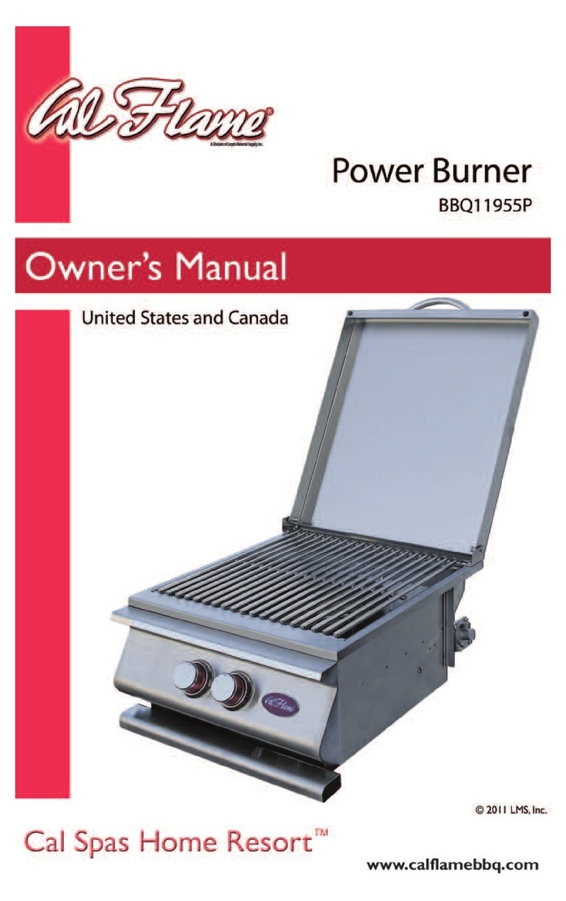 Calflame BBQ11955P owner's manual