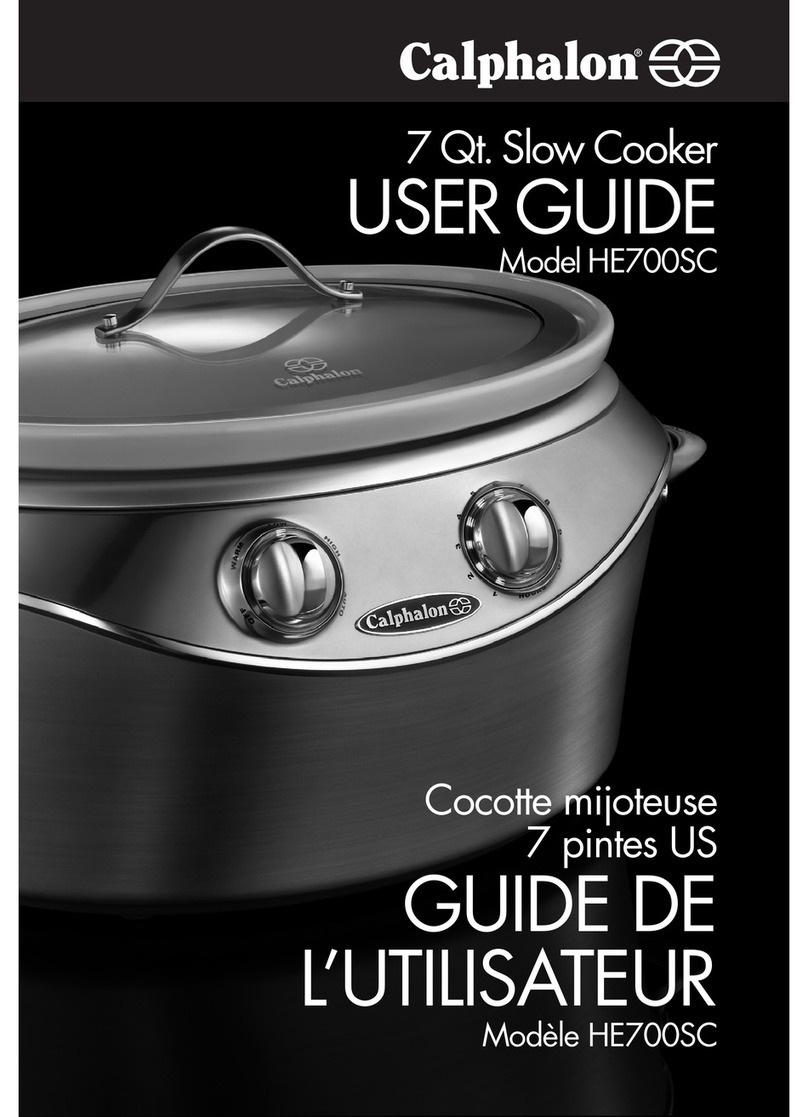 Calphalon HE700SC user guide