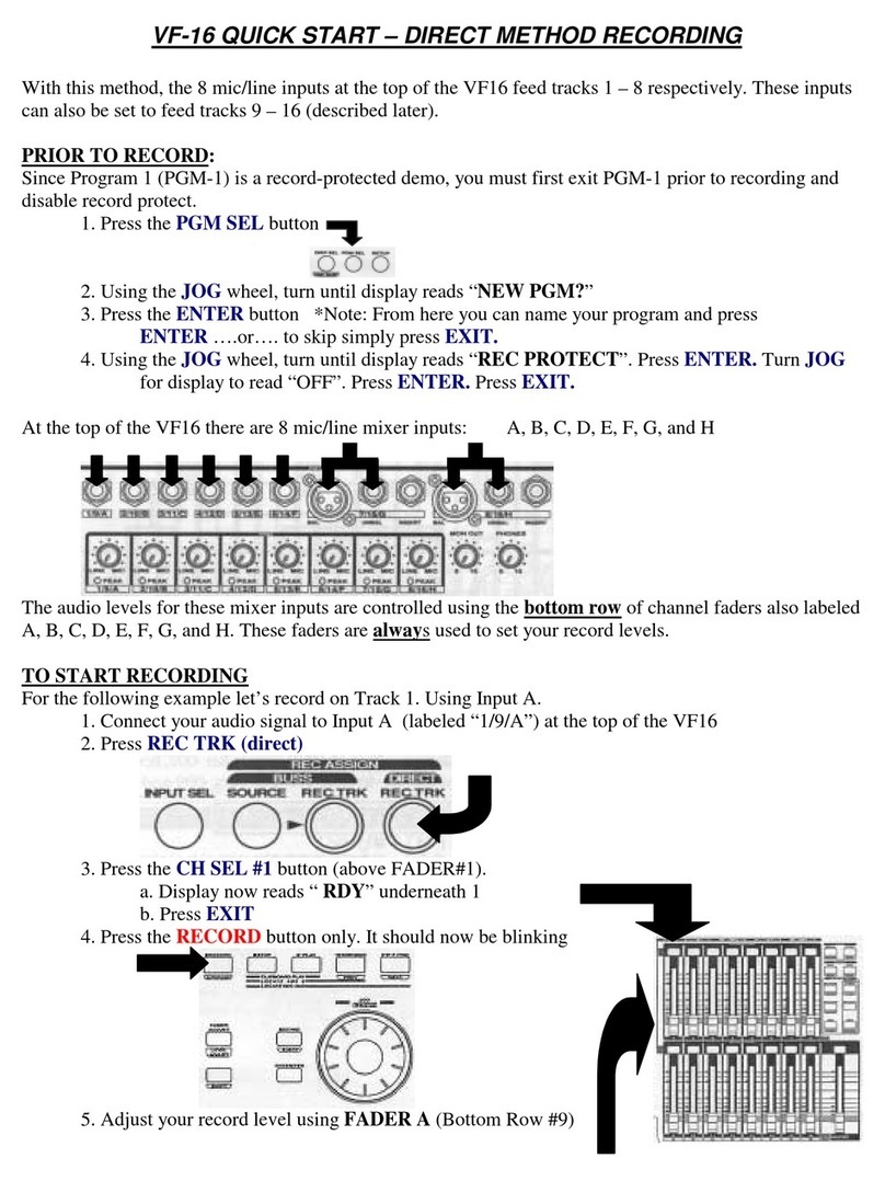 Fostex VF-16 User manual