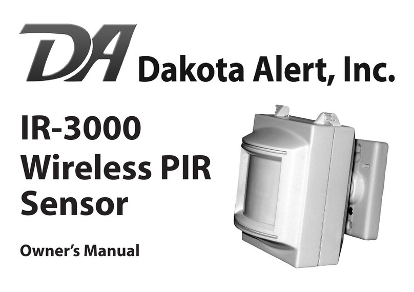 Dakota Alert IR-3000 owner's manual