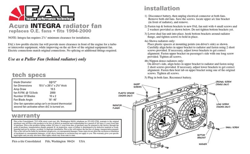 FAL Fan installation instructions