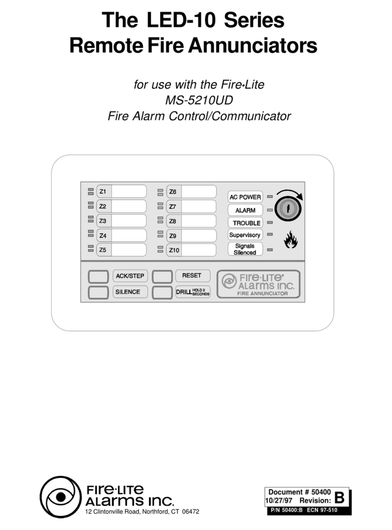 Fire-Lite LED-10 series User manual