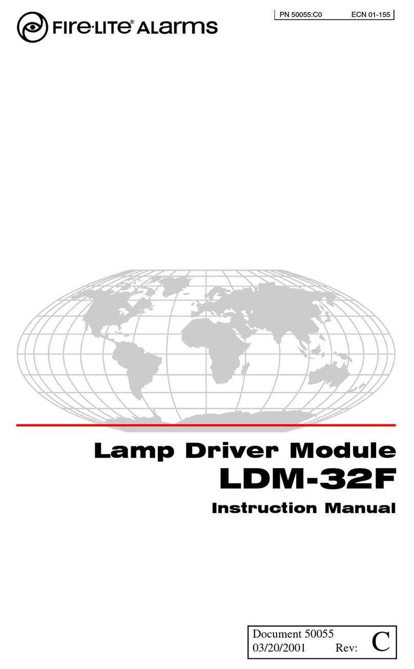 Fire-Lite LDM-32F instruction manual