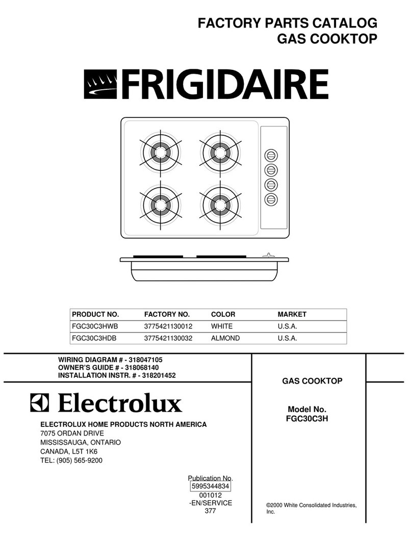 Frigidaire FGC30C3H User manual