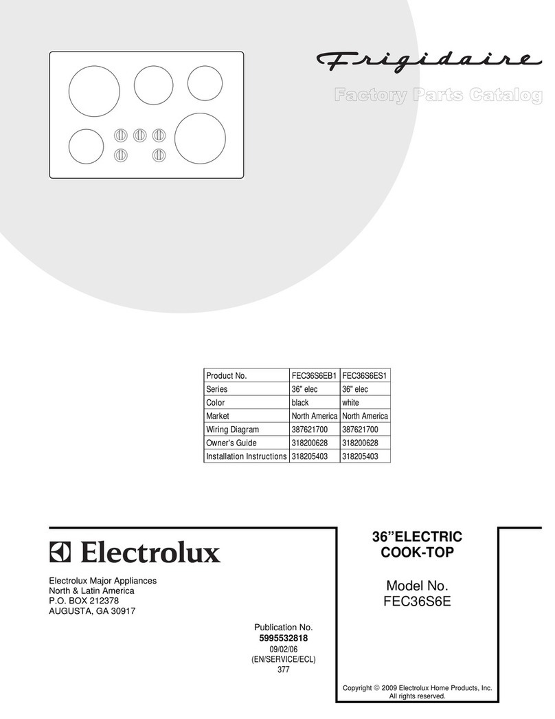 Frigidaire FEC36S6E User manual