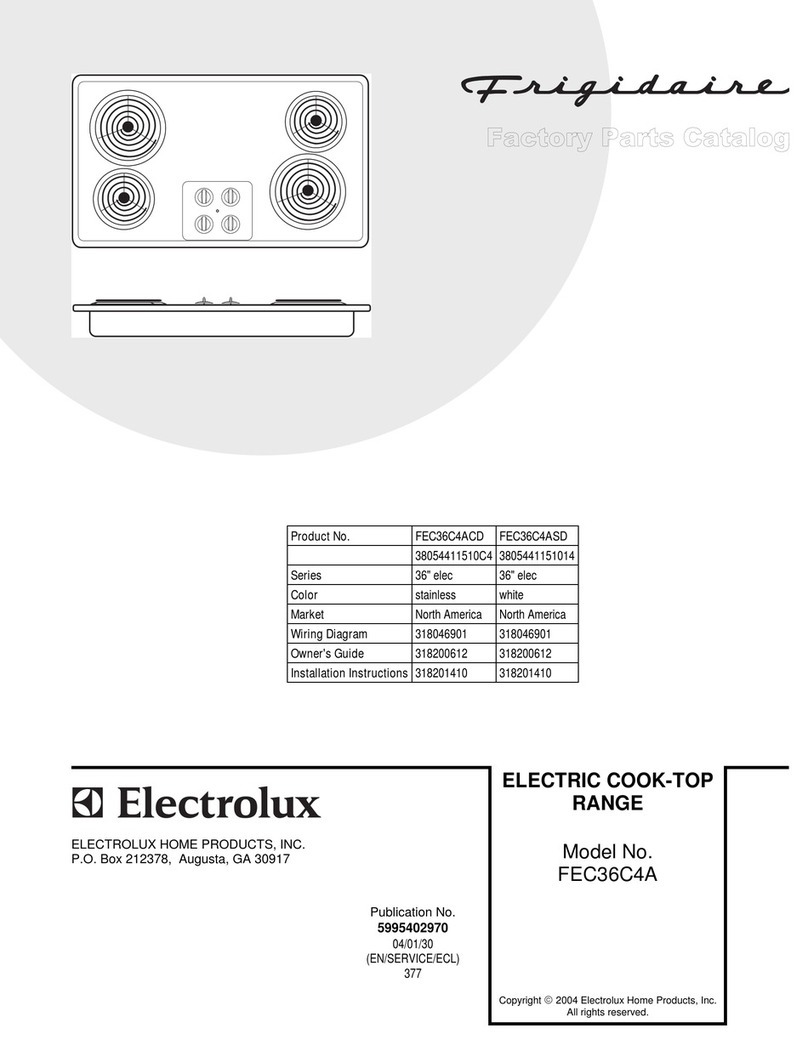 Frigidaire FEC36C4A Factory parts catalog