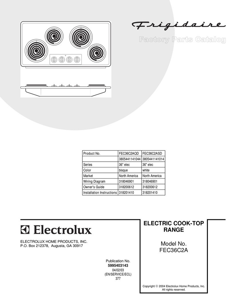 Frigidaire FEC36C2A User manual