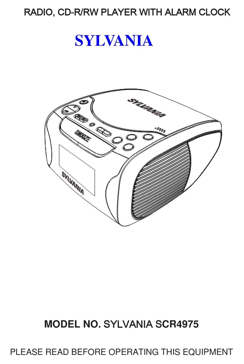 Sylvania SYLVANIA SCR4975 manual