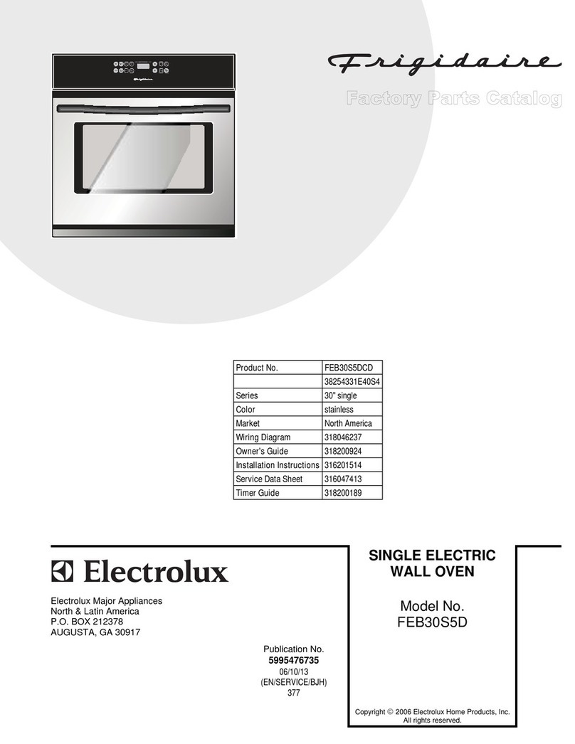 Frigidaire FEB30S5D User manual